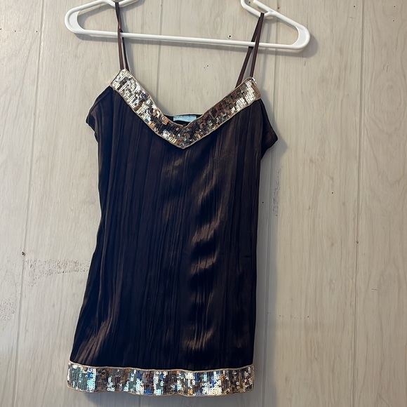 Y2K velvet glitter cami - Picture 3 of 4